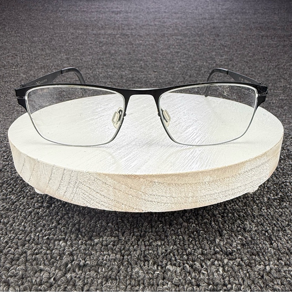 Ovvo Optics 2880 c50 Black 52-18-140 Eyeglass Frames Handmade in European Union